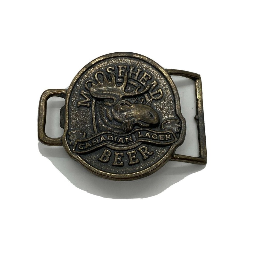 Moosehead Canadian Lager Beer Moose Bar Canada 80s